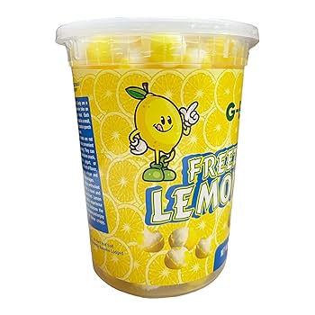 Amazon.com : G-BOX Freeze Dried Lemonheads Candy (8 OZ Lemon